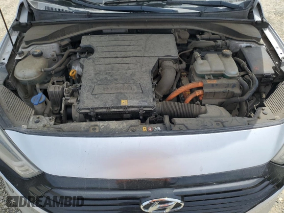 2017 Hyundai Ioniq Blue with VIN KMHC65LC6HU039285, listed as a Copart auction lot 54718645 with Not Provided miles and Clean Title. Bid and sale history available at DreamBid. Image 11.