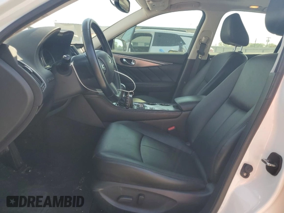 2015 Infiniti Q50 Premium with VIN JN1BV7AP4FM353327, listed as a Copart auction lot 53547505 with 116,344 mi miles and Clean title. Bid and sale history available at DreamBid. Image 7.