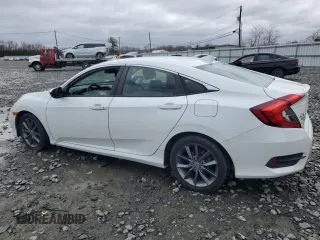 2019 Honda Civic Sedan EX with VIN JHMFC1F3XKX006440, listed as a Copart auction lot 49570025 with 75,621 mi miles and Salvage Title. Bid and sale history available at carsss.com. Image 2.