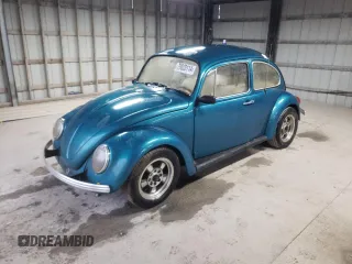 1970 Volkswagen Beetle with VIN 1102596488, listed as a Copart auction lot 79020114 with 50,115 mi miles and Salvage Title. Bid and sale history available at DreamBid. Image 1.