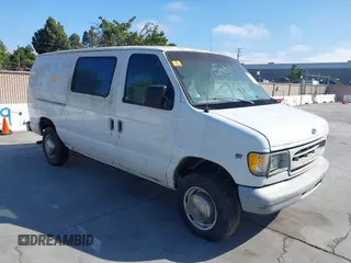 1999 Ford Econoline Cargo z VIN 1FTNE24L1XHB25463, wystawiony jako IAAI lot #42496186 z przebiegiem 285 944 mil mil oraz . Historia ofert i sprzedaży dostępna na DreamBid. Obrazek 1.