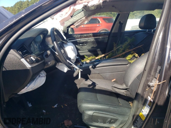 2015 BMW 5 Series 528i xDrive with VIN WBA5A7C55FD620599, listed as a Copart auction lot 74997904 with 119,474 mi miles and Salvage title. Bid and sale history available at DreamBid. Image 7.