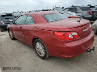 2008 Chrysler Sebring Touring with VIN 1C3LC55R38N281688, listed as a Copart auction lot 76594204 with 0 mi miles and Salvage Title. Bid and sale history available at carsss.com. Image 2.