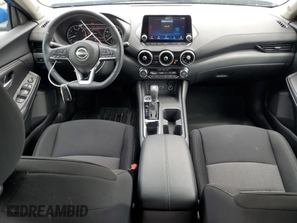 2024 Nissan Sentra SV with VIN 3N1AB8CV6RY313645, listed as a Copart auction lot 59614685 with 12,296 mi miles and Salvage title. Bid and sale history available at DreamBid. Image 8.