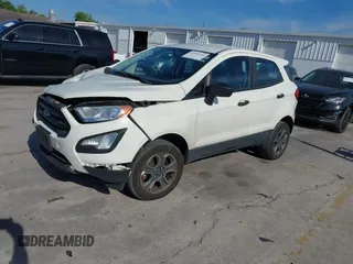 2020 Ford EcoSport S with VIN MAJ6S3FL6LC337367, listed as a IAAI auction lot 41892241 with 160,862 mi miles and . Bid and sale history available at DreamBid. Image 17.