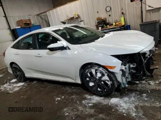 2021 Honda Civic Sedan Sport with VIN 19XFC2F86ME202459, listed as a Copart auction lot 43190005 with 39,205 mi miles and Salvage Title. Bid and sale history available at carsss.com. Image 4.