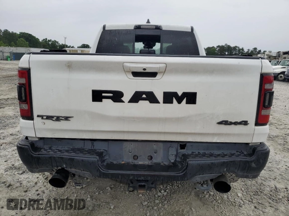 2021 Ram 1500 TRX with VIN 1C6SRFU97MN745516, listed as a Copart auction lot 49011924 with 0 mi miles and Salvage Title. Bid and sale history available at carsss.com. Image 6.
