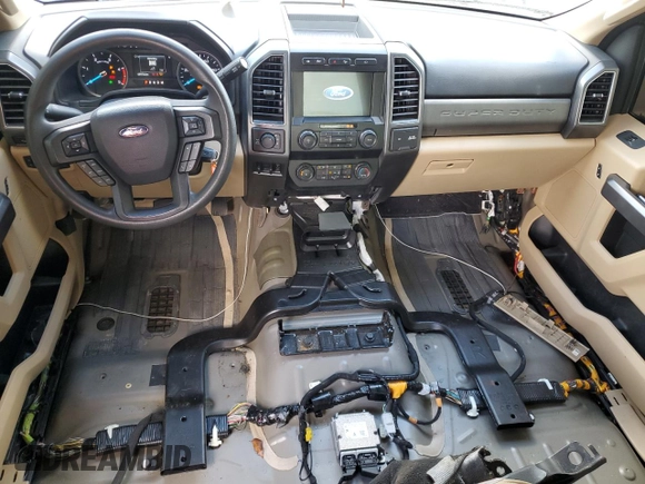 2021 Ford F-250 XL with VIN 1FT7W2BT5MED13702, listed as a Copart auction lot 54319455 with 66,973 mi miles and Salvage title. Bid and sale history available at DreamBid. Image 8.