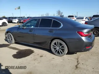 2021 BMW 3 Series 330i with VIN 3MW5R1J02M8B49793, listed as a Copart auction lot 49740925 with 42,281 mi miles and Salvage Title. Bid and sale history available at carsss.com. Image 2.