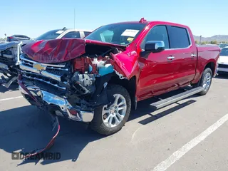 2023 Chevrolet Silverado 1500 LTZ with VIN 1GCUDGE85PZ190638, listed as a IAAI auction lot 41829532 with 15,418 mi miles and . Bid and sale history available at DreamBid. Image 17.