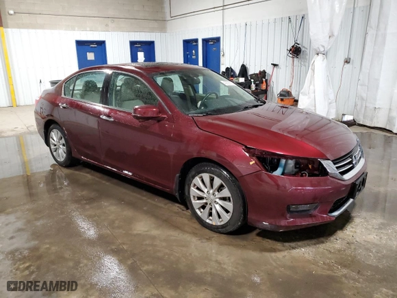 2014 Honda Accord Sedan EX-L with VIN 1HGCR3F86EA032729, listed as a Copart auction lot 42550775 with NaN miles and Salvage Title. Bid and sale history available at carsss.com. Image 4.