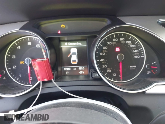 2016 Audi A5 Premium Plus with VIN WAUM2AFR6GA001582, listed as a IAAI auction lot 41288338 with 92,440 mi miles. Bid and sale history available at carsss.com. Image 7.