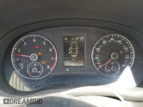 2012 Volkswagen Passat SE z VIN 1VWBP7A30CC071883, wystawiony jako Copart lot #53976725 z przebiegiem 206 180 mil mil oraz Szkoda całkowita • Salvage title. Historia ofert i sprzedaży dostępna na DreamBid. Obrazek 9.