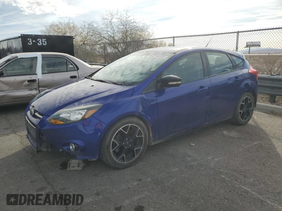 2013 Ford Focus SE with VIN 1FADP3K27DL116805, listed as a Copart auction lot 47143705 with 283,413 mi miles and Salvage Title. Bid and sale history available at carsss.com. Image 1.