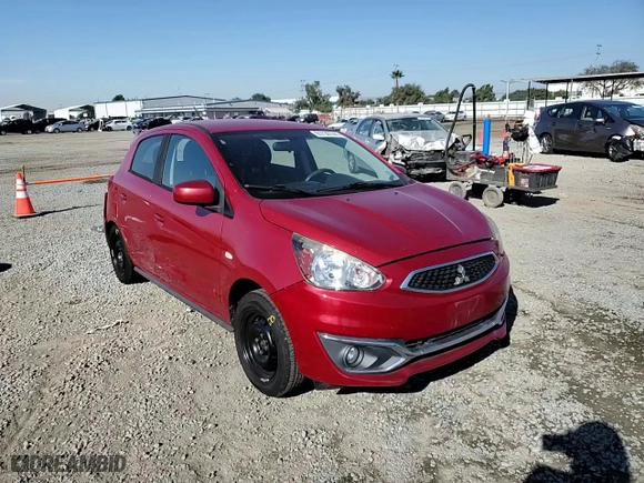 2017 Mitsubishi Mirage ES with VIN ML32A3HJ2HH012171, listed as a Copart auction lot 85730744 with 101,669 mi miles and Salvage Title. Bid and sale history available at carsss.com. Image 10.
