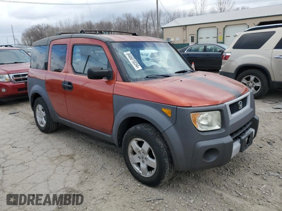 2004 Honda Element EX with VIN 5J6YH27674L004143, listed as a Copart auction lot 84601034 with 183,632 mi miles and Salvage Title. Bid and sale history available at DreamBid. Image 4.