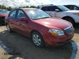 2008 Kia Spectra EX with VIN KNAFE121885573084, listed as a Copart auction lot 66675784 with 117,013 mi miles and Clean Title. Bid and sale history available at carsss.com. Image 4.