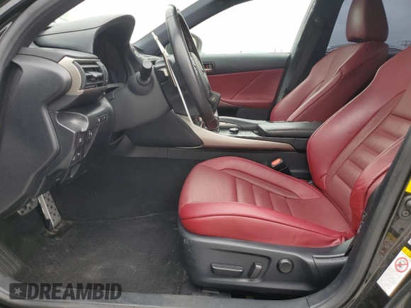 2019 Lexus IS 300 with VIN JTHBA1D25K5087678, listed as a Copart auction lot 50942805 with 60,491 mi miles and Salvage title. Bid and sale history available at DreamBid. Image 7.