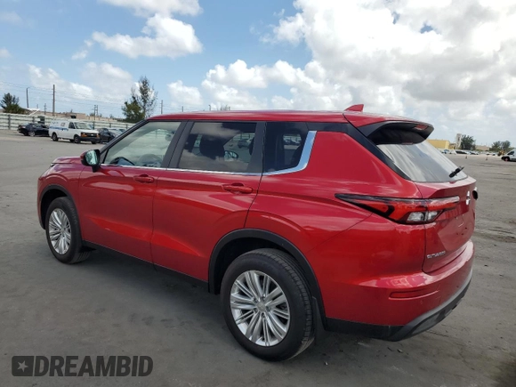 2024 Mitsubishi Outlander ES z VIN JA4J3UA89RZ072115, wystawiony jako Copart lot #51763575 z przebiegiem 2 195 mil mil oraz Czysty tytuł • Clean title. Historia ofert i sprzedaży dostępna na DreamBid. Obrazek 2.
