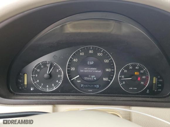 2003 Mercedes-Benz CLK-Class 5.0L with VIN WDBTJ75J83F022638, listed as a Copart auction lot 46781465 with 187,121 mi miles and Salvage Title. Bid and sale history available at carsss.com. Image 9.