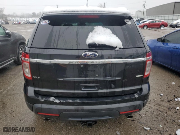 2013 Ford Explorer XLT with VIN 1FM5K8D85DGB28211, listed as a Copart auction lot 43592175 with 199,993 mi miles and Salvage Title. Bid and sale history available at carsss.com. Image 6.