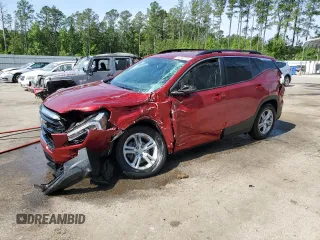 2022 GMC Terrain SLE z VIN 3GKALMEV1NL165741, wystawiony jako Copart lot #53350335 z przebiegiem 72 112 mil mil oraz Szkoda całkowita • Salvage title. Historia ofert i sprzedaży dostępna na DreamBid. Obrazek 1.