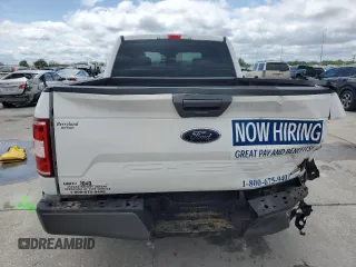 2018 Ford F-150 XL with VIN 1FTEW1CP6JFA19802, listed as a Copart auction lot 51819635 with 65,366 mi miles and Salvage Title. Bid and sale history available at carsss.com. Image 6.