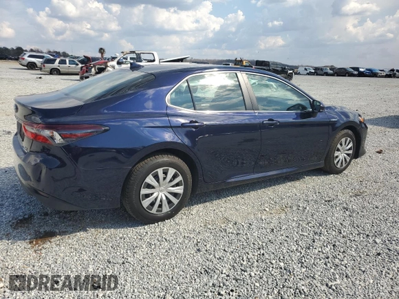 2021 Toyota Camry Hybrid LE with VIN 4T1C31AK9MU557171, listed as a Copart auction lot 48637275 with 77,193 mi miles and Salvage Title. Bid and sale history available at carsss.com. Image 3.