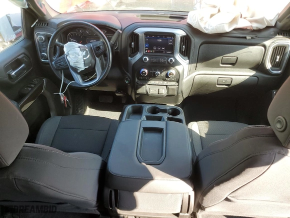 2020 GMC Sierra 1500 SLE with VIN 1GTR9BEK1LZ168569, listed as a Copart auction lot 48932105 with 42,893 mi miles and Salvage Title. Bid and sale history available at carsss.com. Image 8.