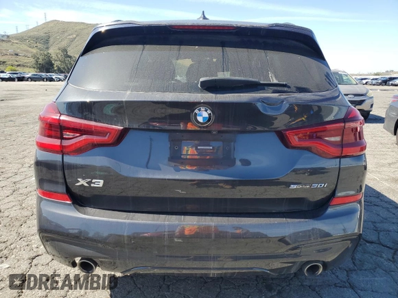 2021 BMW X3 sDrive30i z VIN 5UXTY3C07M9E82696, wystawiony jako Copart lot #56177645 z przebiegiem 46 477 mil mil oraz Szkody całkowita. Historia ofert i sprzedaży dostępna na DreamBid. Obrazek 6.