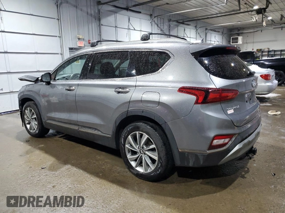 2020 Hyundai Santa Fe Limited with VIN 5NMS5CAD4LH157399, listed as a Copart auction lot 46675725 with 44,686 mi miles and Salvage Title. Bid and sale history available at DreamBid. Image 2.