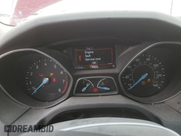 2015 Ford Focus SE with VIN 1FADP3F29FL363269, listed as a Copart auction lot 47473425 with 172,008 mi miles and Salvage Title. Bid and sale history available at carsss.com. Image 9.