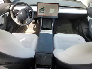 2019 Tesla Model 3 Long Range with VIN 5YJ3E1EB2KF195120, listed as a Copart auction lot 53129415 with 81,071 mi miles and Salvage Title. Bid and sale history available at DreamBid. Image 8.