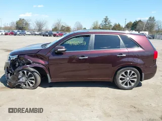 2014 Kia Sorento SX with VIN 5XYKW4A73EG458059, listed as a IAAI auction lot 41860159 with 140,644 mi miles. Bid and sale history available at carsss.com. Image 15.