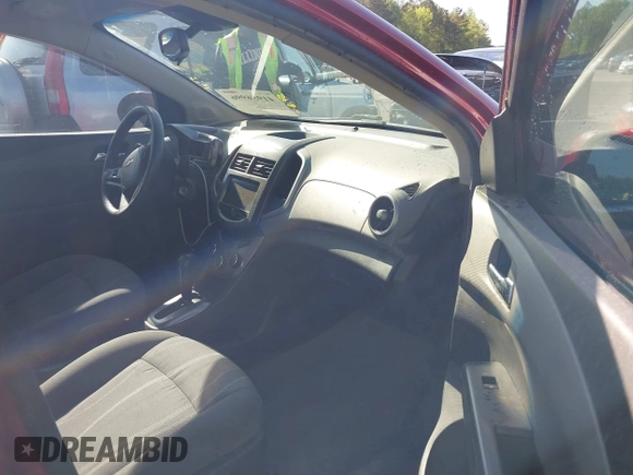 2013 Chevrolet Sonic LT with VIN 1G1JC5SH6D4247624, listed as a IAAI auction lot 41956996 with 144,392 mi miles and . Bid and sale history available at DreamBid. Image 5.