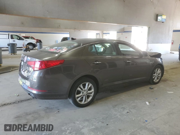 2013 Kia Optima EX with VIN 5XXGN4A72DG091652, listed as a Copart auction lot 53751125 with 134,379 mi miles and Salvage Title. Bid and sale history available at carsss.com. Image 3.