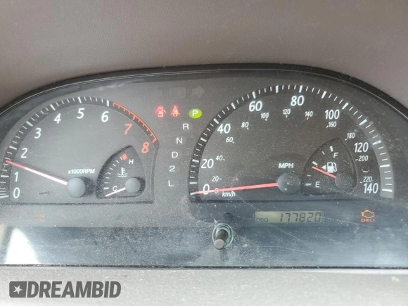 2004 Toyota Camry LE with VIN 4T1BE32K04U896630, listed as a Copart auction lot 58720355 with 177,820 mi miles and Salvage title. Bid and sale history available at DreamBid. Image 9.