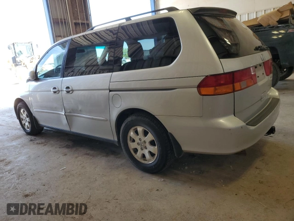 2002 Honda Odyssey EX z VIN 5FNRL18622B049511, wystawiony jako Copart lot #55265485 z przebiegiem 208 693 mil mil oraz Czysty tytuł • Clean title. Historia ofert i sprzedaży dostępna na DreamBid. Obrazek 2.