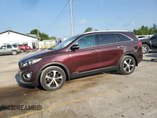 2016 Kia Sorento EX with VIN 5XYPHDA58GG132601, listed as a Copart auction lot 63707145 with 112,987 mi miles and Clean title. Bid and sale history available at DreamBid. Image 1.