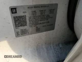 2020 GMC Yukon SLT with VIN 1GKS2BKC6LR277729, listed as a Copart auction lot 48570925 with 0 mi miles and Salvage Title. Bid and sale history available at carsss.com. Image 13.