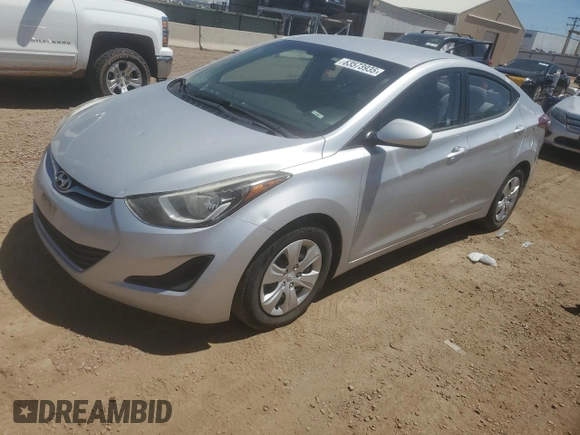 2016 Hyundai Elantra SE z VIN 5NPDH4AE0GH703610, wystawiony jako Copart lot #63573935 z przebiegiem 244 839 mil mil oraz Czysty tytuł • Clean title. Historia ofert i sprzedaży dostępna na DreamBid. Obrazek 1.
