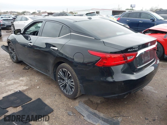 2016 Nissan Maxima S with VIN 1N4AA6AP9GC435386, listed as a IAAI auction lot 41697357 with 101,631 mi miles and . Bid and sale history available at DreamBid. Image 3.