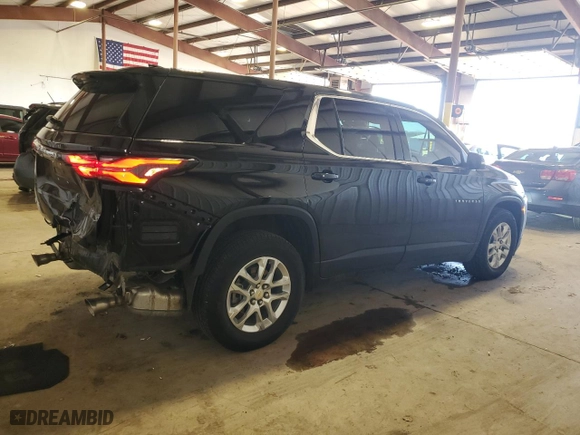 2023 Chevrolet Traverse LS with VIN 1GNERFKW2PJ336888, listed as a Copart auction lot 48381875 with 16,753 mi miles and Salvage Title. Bid and sale history available at carsss.com. Image 3.