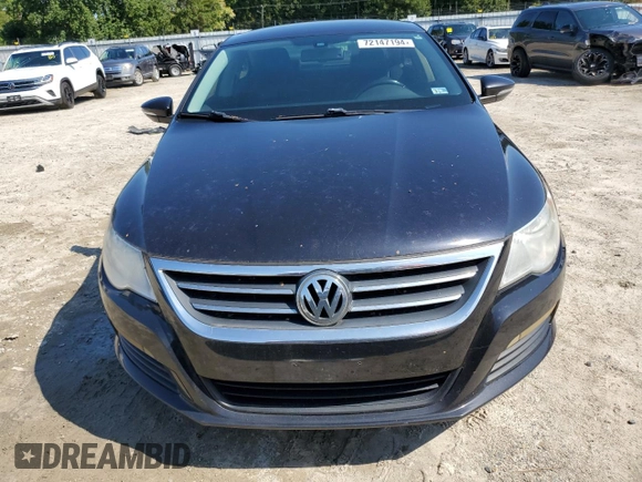 2012 Volkswagen CC Sport with VIN WVWMP7AN0CE500537, listed as a Copart auction lot 72147194 with Not Provided miles and Clean Title. Bid and sale history available at DreamBid. Image 5.