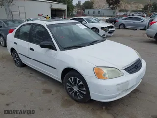 2002 Honda Civic EX with VIN 1HGES26812L071980, listed as a IAAI auction lot 39200340 with 160,563 mi miles. Bid and sale history available at carsss.com. Image 1.