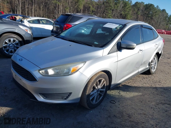 2015 Ford Focus SE with VIN 1FADP3F20FL355058, listed as a IAAI auction lot 41666337 with 144,887 mi miles. Bid and sale history available at carsss.com. Image 17.