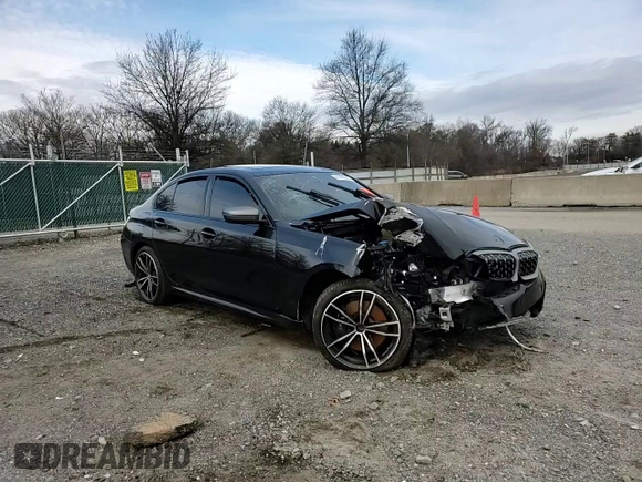 2022 BMW 3 Series M340i xDrive with VIN 3MW5U9J03N8C25391, listed as a Copart auction lot 41496935 with 41,912 mi miles and Salvage Title. Bid and sale history available at carsss.com. Image 11.
