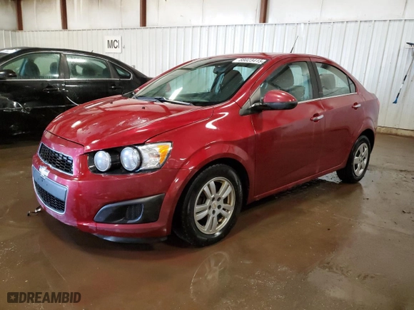 2013 Chevrolet Sonic LT with VIN 1G1JC5EHXD4240669, listed as a Copart auction lot 88023415 with 163,232 mi miles and Clean Title. Bid and sale history available at carsss.com. Image 1.