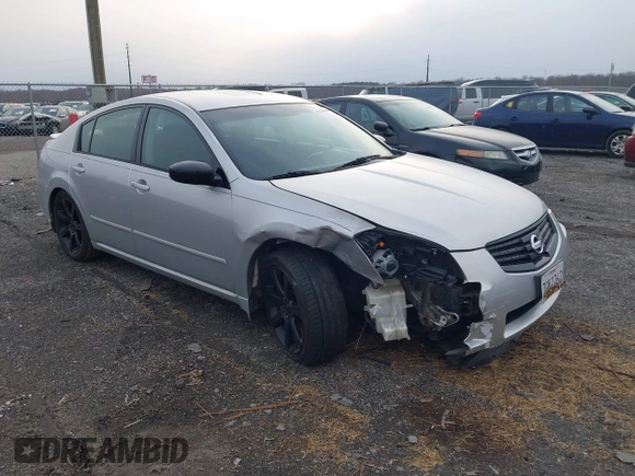 2008 Nissan Maxima 3.5 SL with VIN 1N4BA41E78C822057, listed as a IAAI auction lot 41236848 with 112,040 mi miles. Bid and sale history available at carsss.com. Image 1.