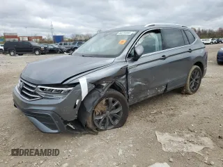 2023 Volkswagen Tiguan SE with VIN 3VV2B7AX2PM053394, listed as a Copart auction lot 80225344 with Not Provided miles and Salvage Title. Bid and sale history available at DreamBid. Image 1.
